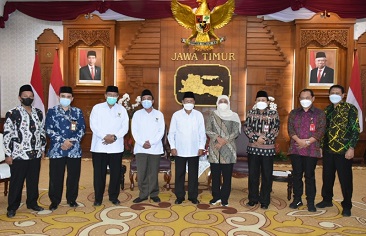 Baznas Paparkan Program Kerja 2022 di Hadapan Gubernur Jatim