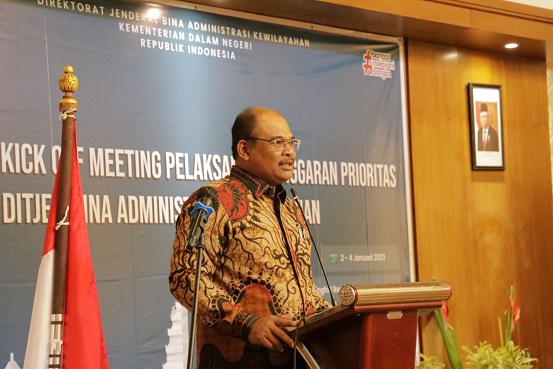 DITJEN BINA ADWIL KEMENDAGRI TEKANKAN PENTINGNYA PUBLIKASI KEGIATAN 2023