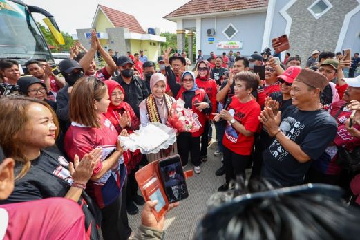 MENUJU PALEMBANG, ATIKOH SAPA RELAWAN GANJAR - MAHFUD DI MESUJI DAN OKI