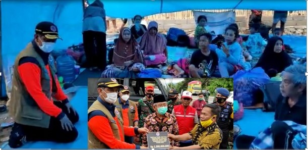 RP 4 MILYAR BANTUAN BNPB UNTUK TANGANI GEMPA SULBAR