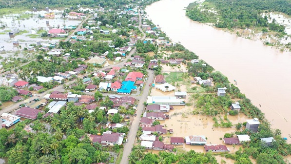BANJIR DI NUNUKAN RENDAM 533 RUMAH