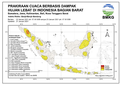BESOK DAN LUSA HUJAN LEBAT DIPREDIKSI GUYUR ACEH DAN SUMUT