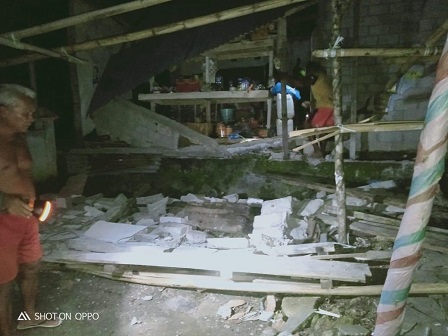 DUA KECAMATAN RUSAK PASCA GEMPA M7.0 KEPULAUAN TALAUD