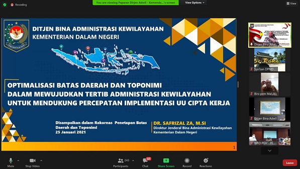 MINIMALKAN KONFLIK, KEMENDAGRI SEGERA TUNTASKAN BATAS DAERAH