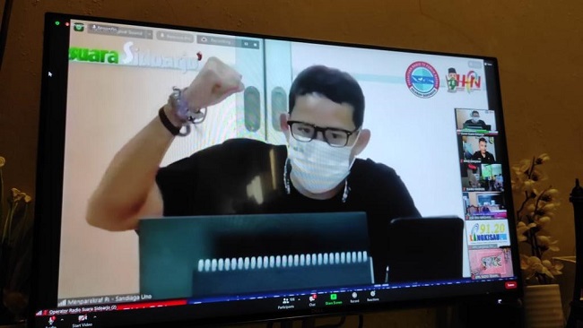 PERINGATI HARI PERS, INDONESIAPERSADA.ID SUKSES GELAR WEBINAR MUSIC FOR RADIO