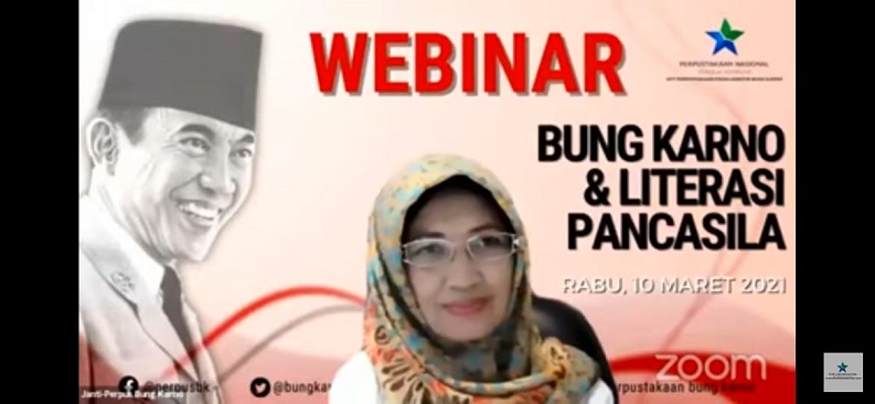 RIBUAN PESERTA IKUTI WEBINAR BUNG KARNO DAN LITERASI PANCASILA