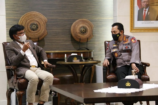 PERKUAT PEMBANGUNAN INFRASTRUKTUR TIK, KOMINFO AJAK POLRI