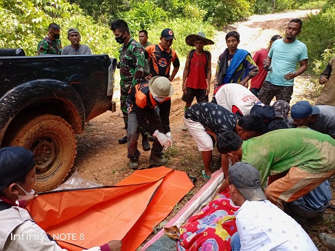 LONGSOR TAMBANG EMAS DI SOLOK SELATAN, 7 TEWAS 1 HILANG 9 TERLUKA
