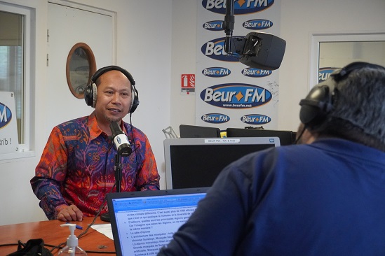 RADIO PRANCIS BEUR FM PROMOSIKAN RAGAM BUDAYA DAN KULINER INDONESIA