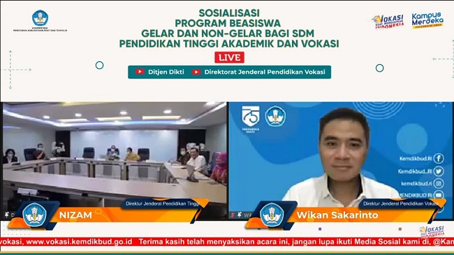 DONGKRAK MUTU DOSEN, KEMENDIKBUD GELONTOR BEASISWA GELAR DAN NONGELAR
