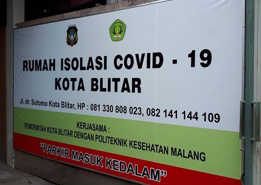 NIHIL KASUS TANPA GEJALA, RUMAH ISOLASI KOTA BLITAR KOSONG