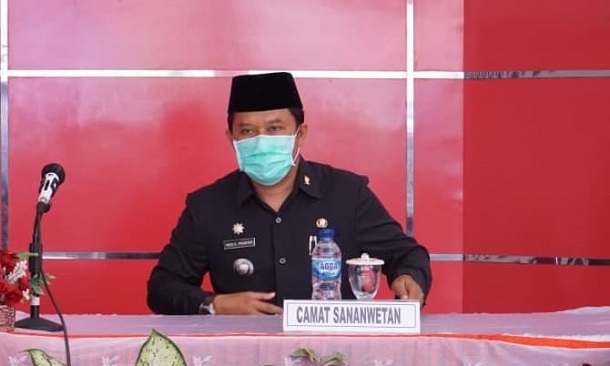 TEGAKKAN PROKES DENGAN SUBUH KELILING ALA CAMAT SANANWETAN KOTA BLITAR