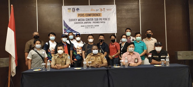 SURVEY DITJEN IKP KEMENKOMINFO, MEDIA CENTER PON KLASTER KABUPATEN JAYAPURA STRATEGIS