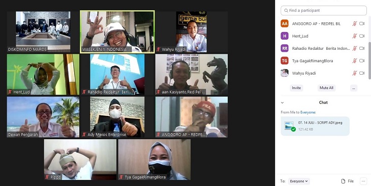 BUPATI MAROS HADIRI IN HOUSE TRAINING LPPL RADIO MAROS FM