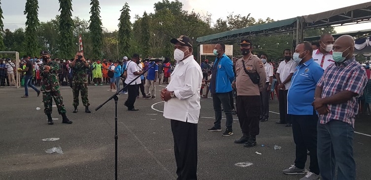 HUT KE 48 DAN SONGSONG PON XX, KNPI JAYAPURA GELAR TURNAMEN FUTSAL & BOLA VOLLEY