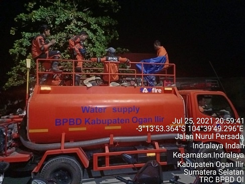 KARHUTLA OGAN ILIR SUMSEL PADAM, DI BENER MERIAH ACEH MUNCUL TITIK API BARU