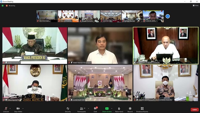 PROVINSI DIY DIMINTA PERCEPAT REALISASI APBD TANGANI PANDEMI
