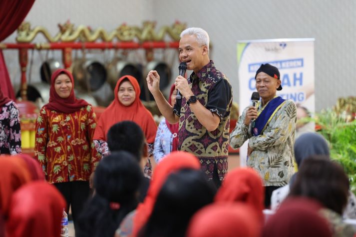GANJAR BANGGA KADER PPKDB JATENG BANTU TANGANI STUNTING TANPA PAMRIH