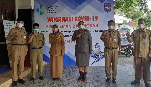 VAKSINASI PELAJAR DI GUNUNG KIDUL, JIKA TERCAPAI TARGET 70% BISA SEKOLAH TATAP MUKA