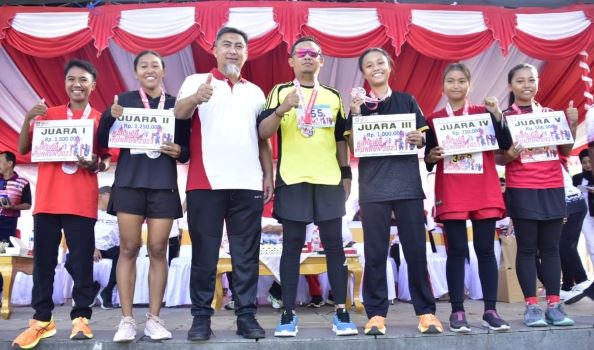 RATUSAN PELARI RAMAIKAN KARAWO FUN RUN GORONTALO