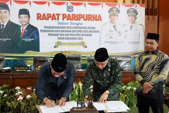 KEBIJAKAN DAN PRIORITAS ANGGARAN KOTA MATARAM 2024 DISEPAKATI