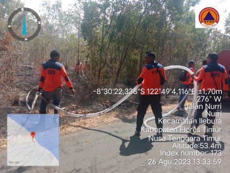 PEMBUKAAN LAHAN PICU KEBAKARAN 40 HEKTAR DI FLOTIM