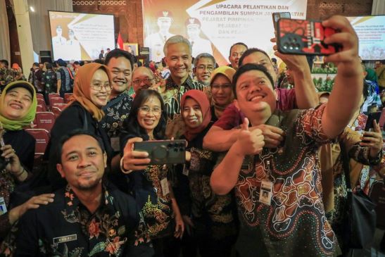 GANJAR PESAN ASN JATENG TETAP JAGA INTEGRITAS