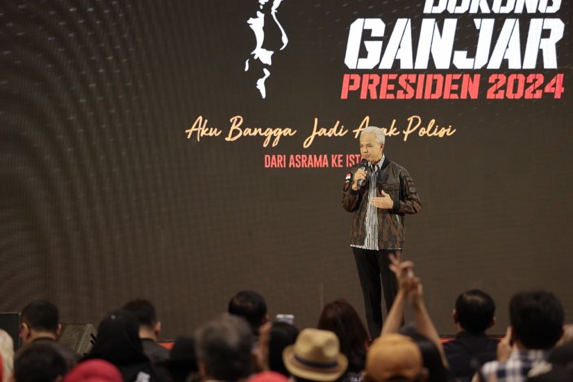 DEKLARASI ANAK – ANAK POLISI DUKUNG GANJAR PRESIDEN