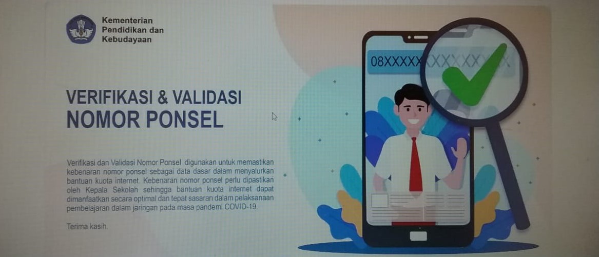 BANTUAN KUOTA INTERNET TIDAK BERBENTUK NOMOR BARU ATAU NOMOR PERDANA