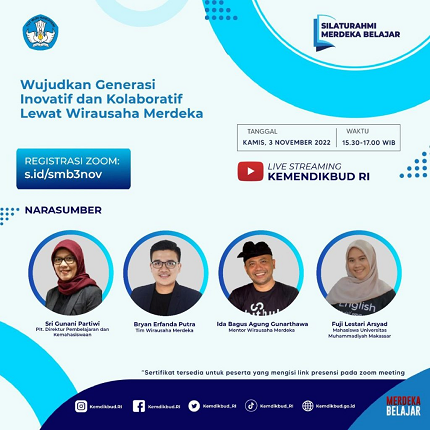 Wujudkan Generasi Inovatif dan Kolaboratif melalui Wirausaha Merdeka