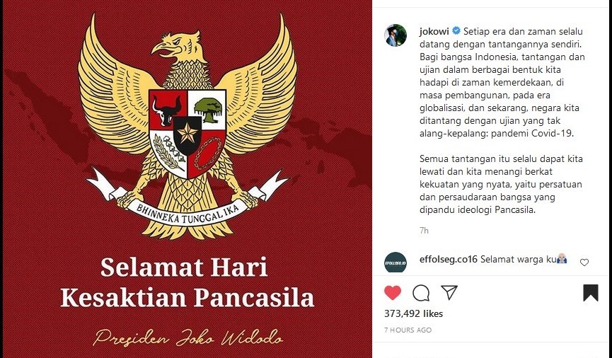 PRESIDEN JOKOWI: UJIAN INDONESIA TAK ALANG KEPALANG