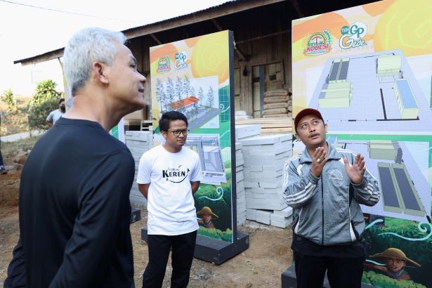 DUTA PETANI MILENIAL KAGUMI KESUNGGUHAN GANJAR WUJUDKAN KETAHANAN PANGAN