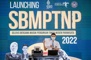 Seleksi Bersama Masuk Perguruan Tinggi Negeri Pariwisata Tahun 2022 Dibuka Mulai 1 Maret 2022