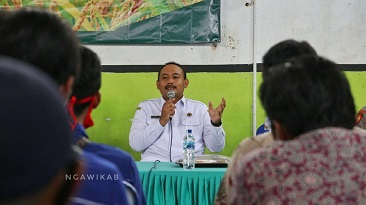 Sosialisasi Pupuk Organik, Bupati Ngawi Minta Petani Beralih Ke Pertanian Ramah Lingkungan