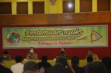 Buka Pertemuan Forum KSP/KSPPS Ngawi, Wabup Ngawi Minta KSP Dalam Pemberdayaan UMKM