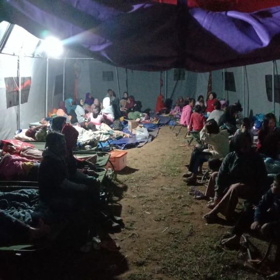 102 WARGA BOGOR MENGUNGSI PASCAGEMPA M4,6 SUKABUMI