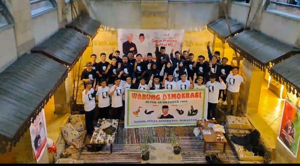 BUKA WARUNG DEMOKRASI, DIASPORA INDONESIA DI MESIR DEKLARASI DUKUNG GANJAR