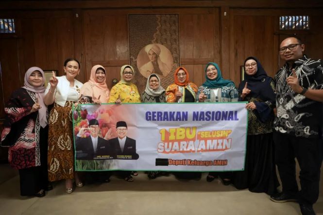 TIMNAS AMIN OPTIMISTIS REBUT 50 PERSEN SUARA PEREMPUAN