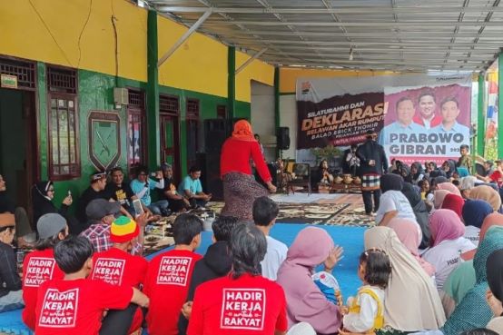 BALAD ERICK THOHIR DI GARUT DEKLARASI DUKUNGAN UNTUK PRABOWO GIBRAN