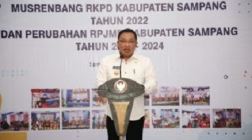 Buka Musrenbang RKPD 2022, Bupati Sampang Paparkan Lima Isu Strategis