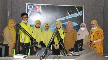 Kunjungi Diskominfo, Forum Anak Sampang Gelar Talkshow di Radio Suara Sampang
