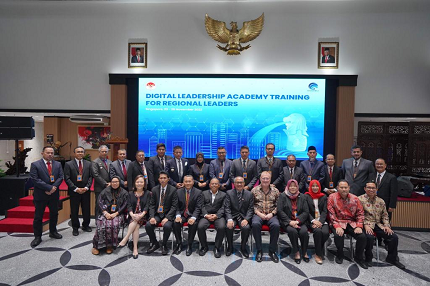 Walikota Blitar, Drs. H. Santoso, M.Pd mengikuti kegiatan Digital Leadership Academy