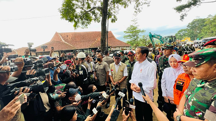 Presiden Sampaikan Duka Cita atas Gempa di Cianjur dan Instruksikan Penanganan Korban