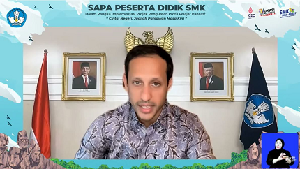  Sapa Peserta Didik SMK, Mendikbudristek Tekankan Pengembangan Karakter Tangguh dan Berdaya Saing