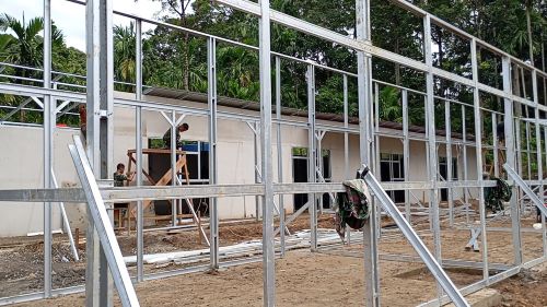 HUNTARA KORBAN BANJIR BANDANG LONGSOR KABUPATEN AGAM BARU SETENGAH JADI