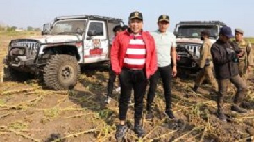 Jalan Lingkar Selatan Siap Dibangun 2021, Bupati Dan Wabup Sampang Survey Lahan Mengendarai Mobil Offroad