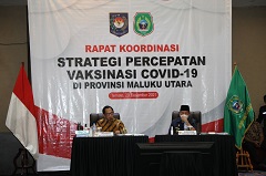 Mendagri Dorong Maluku Utara Capai Target Vaksinasi 70 Persen