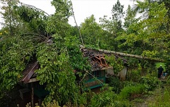 Angin Kencang Akibatkan Rumah Warga Pasuruan Rusak Ringan