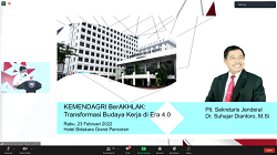 Kemendagri Gelar Internalisasi ASN BerAKHLAK Hadapi Budaya Kerja di Era 4.0