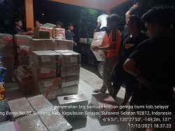 [Update] – Sebanyak 16.593 Warga Kepulauan Selayar Masih Mengungsi Paska Gempa M7,4